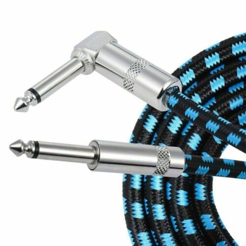 3 METER Durable Electric Guitar Bass Cable Pedal AMP Cord 1/4&quot; Straight Jack CA