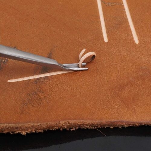 U+V Shaped Leather Leathercraft Stitching Groover Skiving Edge Beveler Tool K