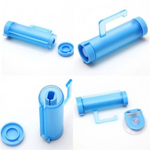 Toothpaste Dispenser Rolling Squeezer Holder Suction Plastic Tube Hanging Hook K