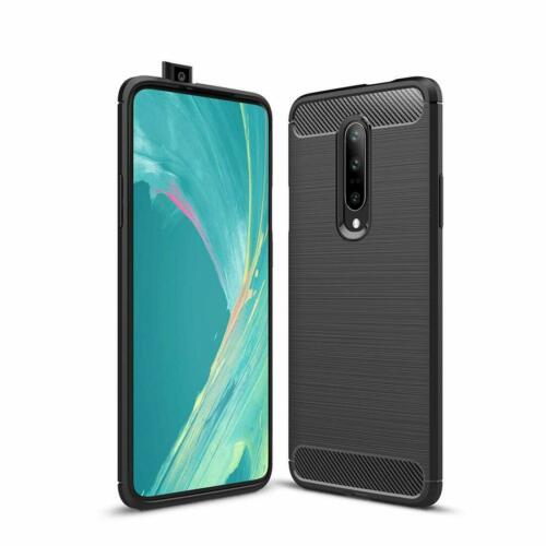 For OnePlus 8 Pro 7 7T 6 6T Case - Carbon Fiber Protective Soft TPU Cover