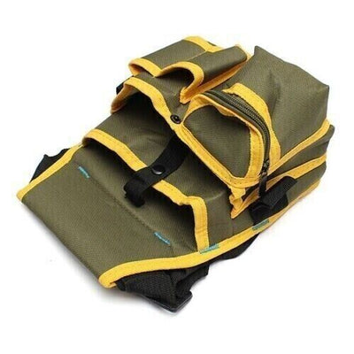 Electrician Waist Pocket Belt Tool Pouch Canvas Hardware Toolkit Holder Bag