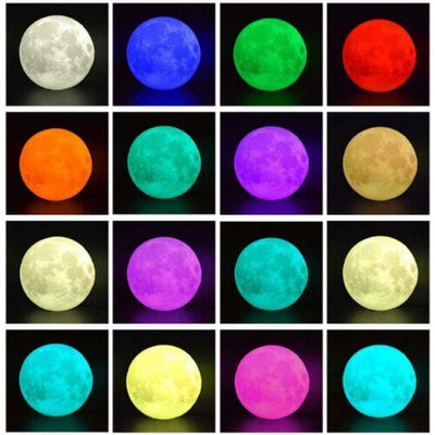 3D Magical Galaxy USB LED Moon Lamp Moonlight Touch Sensor Night Dimmable NEW K