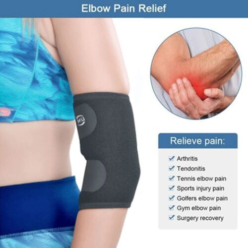 Elbow Sleeve Brace Wrap Adjustable Support Arm Arthritis Tendonitis Pain Relief