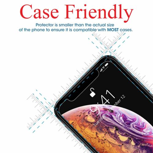 Premium Tempered Glass Screen Protector for iPhone XS Max / 11 Pro Max (2 Pack)