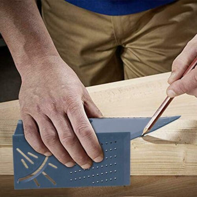 Woodworking 3D Mitre Angle Measuring Square Size Measure Tool with Gauge  Tools