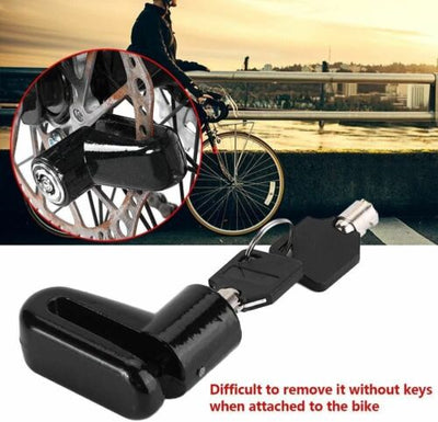 Heavy Duty Electric Scooter Lock Anti-theft Bicycle Disc Brakes Lock Bracket CA