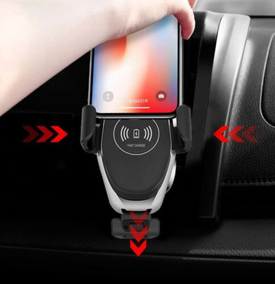CA Car Phone Holder Wireless Charger 10W Auto-sensing Infrared dashboard