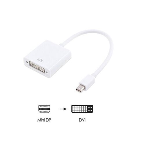 Mini Display Port DP Male to 24+5 pin DVI Female Cable Convertor Adapter for PC