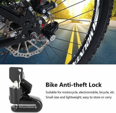 Heavy Duty Electric Scooter Lock Anti-theft Bicycle Disc Brakes Lock Bracket CA