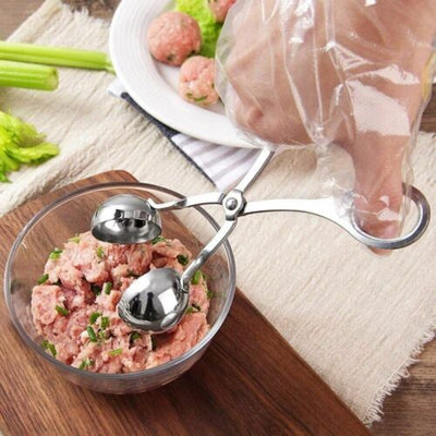 Meat Baller Maker Non Stick Spoon Thick For Kitchen Stainless Steel Mold CA