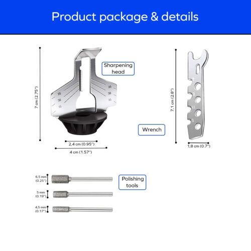 Chainsaw Teeth Sharpener Kit Sharpens Saw Chain Sharpening Tool System Grinding