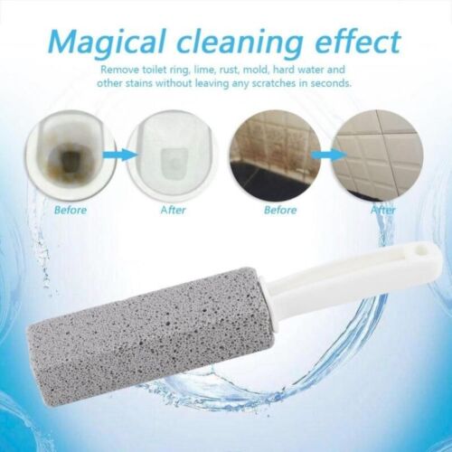 2pcs Water Toilet Bowl Natural Pumice Stone Cleaner Brush Wand Cleaning Brushes