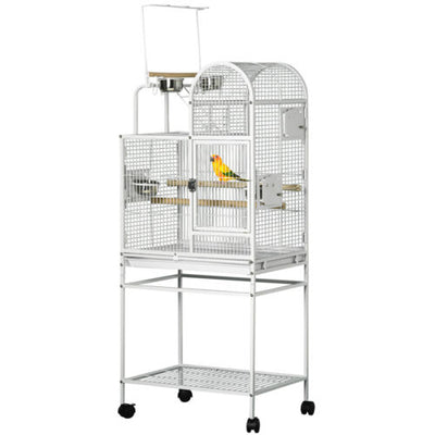 64&quot; Parrot Cage Bird Cages for Cockatiel Budgie Lovebird Parrotlet W/ Stand