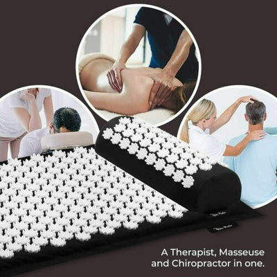 Acupressure Massage Lotus Mat With pillow for Pain Stress Soreness Pain Relief