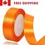 10M Orange Satin Ribbon 25mm For Gift Wrapping, Diy Hobby Crafts, Decorations