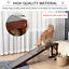 Pet Bed Ramp w/ Non-Slip Carpet &amp; Top Platform Older Dogs, 77lb. Weight Limit 842525175449