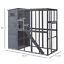 Large Cat House with 4 Stories, Indoor and Outdoor Cat Enclosure, Catio