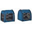 Large Portable Double Cat Pet Carrier Kennel Bag Oxford Travel Car Seat 842525114844