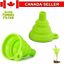 Collapsible Funnel Portable Silicon Kitchen Funnel Hopper Cooking Kitchen Gadget