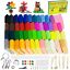 50 Colours  Clay DIY Kit Polymer Oven Bake With Modeling Tools Toy Accessories