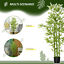 5 Feet Artificial Bamboo Plant Fake Tree Potted Indoor Outdoor Home Décor