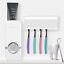 Automatic Toothpaste Dispenser + 5 Toothbrush Holder Stand Wall Mounted Bathroom