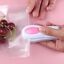 4X  Mini Hand Held Heat Sealer Super Sealer Mini Sealing Machine (White &amp; Pink)