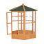 Large Wooden Aviary Flight Bird Cage With Covered Roof Outdoor Wood Aviary