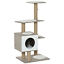 Cat Tree Tower w/ Jute Scratching Posts Condo Cushion Perch 23.5&quot; x 19&quot; x 48&quot;