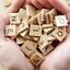 400pcs Wooden Alphabet Letter Crafts Wooden Tiles Decorations For DIY Home Event