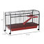 42” Rolling Pet Cage Set for Small Animals with Ramp &amp; Water Feeder 842525138161