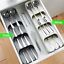 Cutlery Organizer Spoon Tray Insert Utensil Divider Kitchen Drawer Compact Box