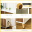 Cat Litter Box Enclosure Hidden Cat Furniture w/ Adjustable Shelf Magnetic Door 196393066720