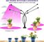 LED Plant Grow Light Gooseneck Dual Head Lamp Hydroponics Greenhouse Dimmable CA