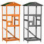 65&quot; Extra Large Wooden Bird Cage Habitat with Strong Metal Wire 2 Doors