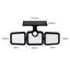 3 Heads Adjustable 108 LED Solar Wall Lights Outdoor 108 LED for Yard Garage CA