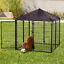 Steel Exercise Pen for Dogs W/ Water-resistant Cover for Small Medium Dogs 842525142816