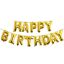 Happy Birthday Letter Foil Balloon Birthday Party Supplies for Party Decoration