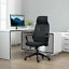 Office Chair Swivel With Massage Lumbar Cushion USB Adjustable Seat &amp; Headrest