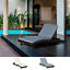 Patio Adjustable Rattan Wicker Chaise Lounge Chair Cushioned Outdoor Furniture