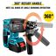 1400 RPM Handle Demolition Hammer Variable Speed 4 Functions Cordless Drill