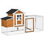 76&quot; Wooden Chicken Coop with Safe Non-Polluting Materials, Poultry Cage 196393071106