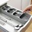 Cutlery Spoon Organiser Tray Insert Utensil Divider Kitchen Drawer Compact Box