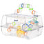 Plastic Hamster Cage with Tubes and Tunnels, 2-Level Small Animal Habitat 196393257135