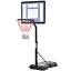 3.6/4.3ft Adjustable Basketball Hoop Backboard  w/ Wheels