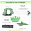 6 Person Camping Tent Pop-up Design with 4 Windows 2 Doors Portable Carry Bag