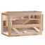 Multilevel Wood Small Aminal Hideout and Activity Center with Glass Viewing 842525185455