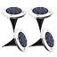 4Pcs LED Solar Powered In-Ground Lights Outdoor ground lamp Pathway Garden Decor