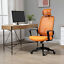 Mesh Office Chair High Back Swivel Task Chair w/ Rotate Headrest, Orange