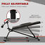 Multifunctional Sit Up Bench w/ Handle, Adjustable Leg Lifts